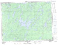 052G08 Pakashkan Lake Canadian topographic map, 1:50,000 scale