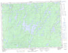 052G08 Pakashkan Lake Canadian topographic map, 1:50,000 scale