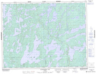 052G12 Mameigwess Lake Canadian topographic map, 1:50,000 scale