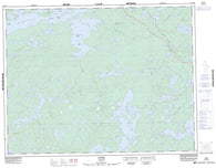 052G13 Yonde Canadian topographic map, 1:50,000 scale