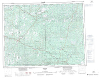 052G Ignace Canadian topographic map, 1:250,000 scale