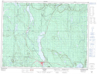 052H01 Nipigon Canadian topographic map, 1:50,000 scale