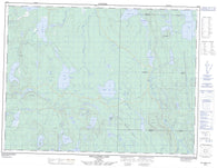052H02 Shillabeer Lake Canadian topographic map, 1:50,000 scale