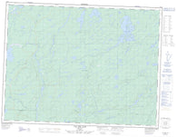 052H04 Lac Des Iles Canadian topographic map, 1:50,000 scale