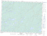 052H05 Armistice Lake Canadian topographic map, 1:50,000 scale