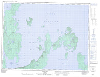 052H10 Grand Bay Canadian topographic map, 1:50,000 scale