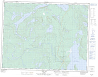 052H14 Gull Bay Canadian topographic map, 1:50,000 scale