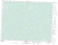 052I04 Aldridge Lake Canadian topographic map, 1:50,000 scale