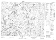 052I10 Linklater Lake Canadian topographic map, 1:50,000 scale