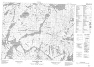 052I11 Goldsborough Lake Canadian topographic map, 1:50,000 scale