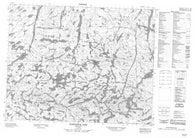 052I13 Burntrock Lake Canadian topographic map, 1:50,000 scale