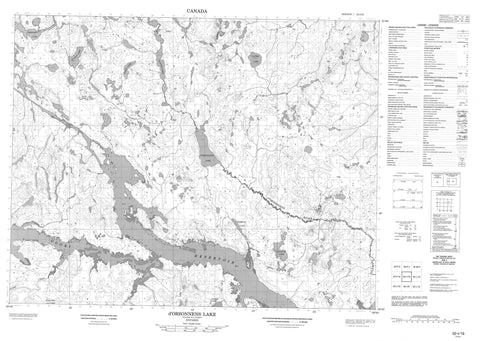 052I16 D Orsonnens Lake Canadian topographic map, 1:50,000 scale