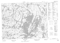 052J02 Savant Lake Canadian topographic map, 1:50,000 scale