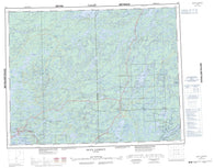 052J Sioux Lookout Canadian topographic map, 1:250,000 scale