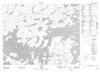 052K08 Lac Seul Canadian topographic map, 1:50,000 scale