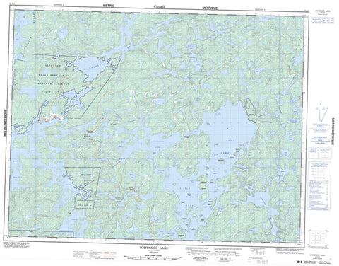 052L02 Whitedog Lake Canadian topographic map, 1:50,000 scale