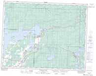 052L05 Pointe Du Bois Canadian topographic map, 1:50,000 scale