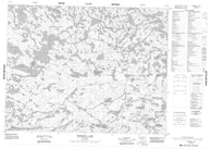 052L10 Dowswell Lake Canadian topographic map, 1:50,000 scale