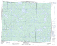 052L11 Flintstone Lake Canadian topographic map, 1:50,000 scale