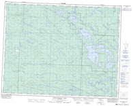 052L13 Manigotagan Lake Canadian topographic map, 1:50,000 scale