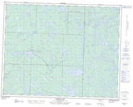 052L14 Garner Lake Canadian topographic map, 1:50,000 scale