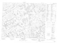 052M11 Dogskin Lake Canadian topographic map, 1:50,000 scale