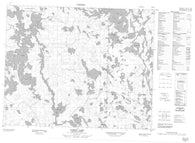 052M14 Family Lake Canadian topographic map, 1:50,000 scale