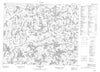 052M15 Onepine Lake Canadian topographic map, 1:50,000 scale