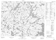 052M16 Pikangikum Lake Canadian topographic map, 1:50,000 scale