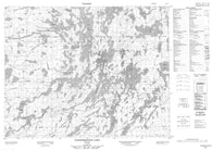 052N02 Confederation Lake Canadian topographic map, 1:50,000 scale