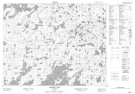 052N06 Henfrey Lake Canadian topographic map, 1:50,000 scale