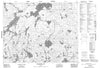052N10 Mamakwash Lake Canadian topographic map, 1:50,000 scale