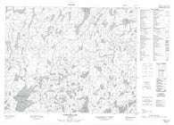 052N12 Kirkness Lake Canadian topographic map, 1:50,000 scale
