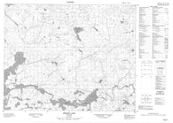 052N13 Berens Lake Canadian topographic map, 1:50,000 scale