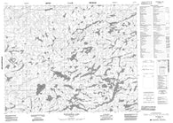 052N16 Wigwasikak Lake Canadian topographic map, 1:50,000 scale
