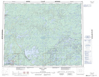 052N Trout Lake Canadian topographic map, 1:250,000 scale
