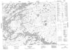 052O03 Bamaji Lake Canadian topographic map, 1:50,000 scale