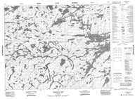 052O04 Wesleyan Lake Canadian topographic map, 1:50,000 scale