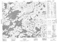 052O05 Zionz Lake Canadian topographic map, 1:50,000 scale