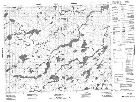 052O10 Dobie River Canadian topographic map, 1:50,000 scale
