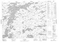 052O12 Cat Lake Canadian topographic map, 1:50,000 scale
