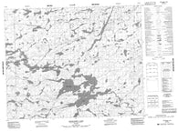 052O15 Otoonabee Lake Canadian topographic map, 1:50,000 scale