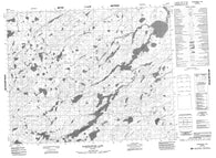 052O16 Mamiegowish Lake Canadian topographic map, 1:50,000 scale