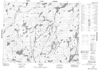 052P01 Sim Lake Canadian topographic map, 1:50,000 scale