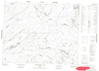 052P03 Greenmantle Lake Canadian topographic map, 1:50,000 scale