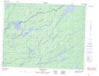 052P04 Coles Lake Canadian topographic map, 1:50,000 scale