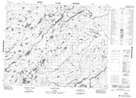052P05 Seach Lake Canadian topographic map, 1:50,000 scale