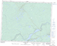 052P13 Lysander Lake Canadian topographic map, 1:50,000 scale