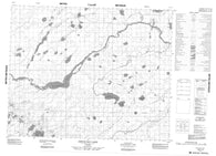 052P14 Jervis Bay Lake Canadian topographic map, 1:50,000 scale