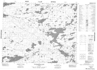 052P16 Machawaian Lake Canadian topographic map, 1:50,000 scale